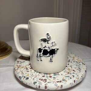 Rae Dunn oink cluck moo coffee/tea mug